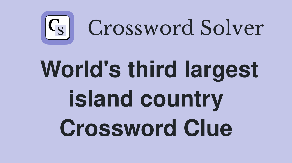 largest inland sea in the world crossword clue